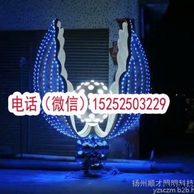 LED球形圓形景觀路燈庭院路燈燈頭路燈燈具配件復古仿古路燈燈具太陽能市電庭院燈草地燈燈具定制做草坪燈墻頭燈蘋果燈一體化燈