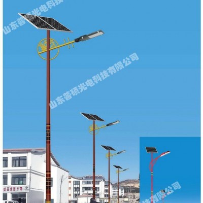 鋰電太陽能6米路燈  德州新農(nóng)村建設(shè)太陽能led燈天津太陽能路燈山東普碩光電