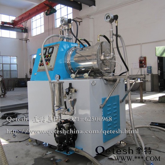 上海奎特直銷 農(nóng)藥專用砂磨機 臥式珠磨機 涂料研磨機 磷酸鐵鋰砂磨機 石墨烯砂磨機 操作簡單 效率高