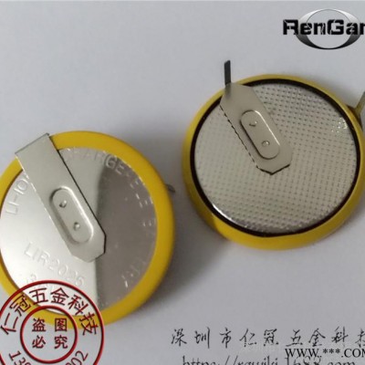原裝LIR2025鋰電池 環(huán)保2025 可充電電池 循環(huán)電池 帶90度焊腳