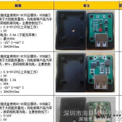 USB穩(wěn)壓器，升壓器，降壓器，穩(wěn)壓器，多路USB太陽(yáng)能包穩(wěn)壓器