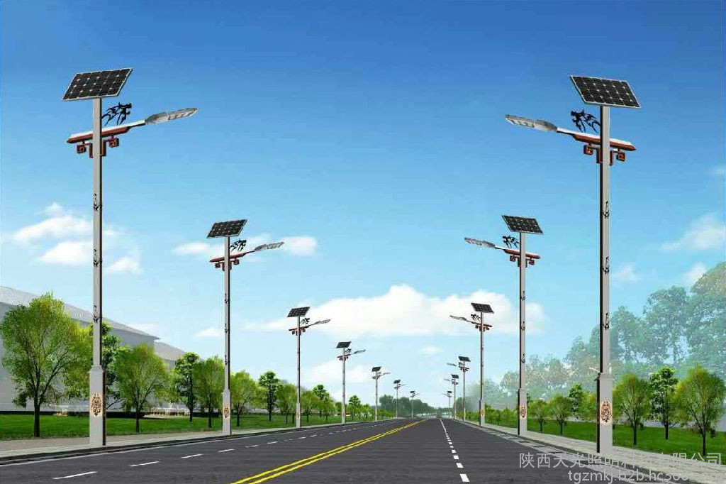 天光照明 高端太陽能路燈 廣場(chǎng)太陽能路燈 全套太陽能路燈廠家