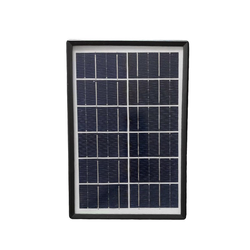 批發6V6W塑膠框太陽能電池板 USB穩壓電盒充電魚缸水泵太陽能板
