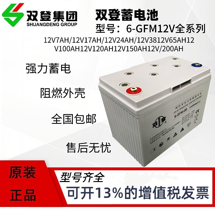 6-GFM-100直流屏UPS電源太陽(yáng)能原裝雙登12V100AH鉛酸免維護(hù)蓄電池